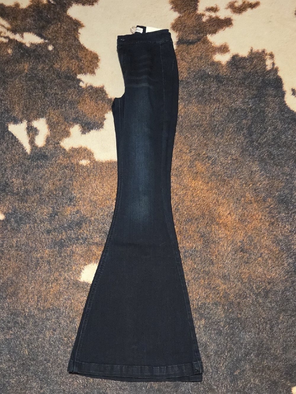 KanCan Black Flare Wide-Leg Jeans